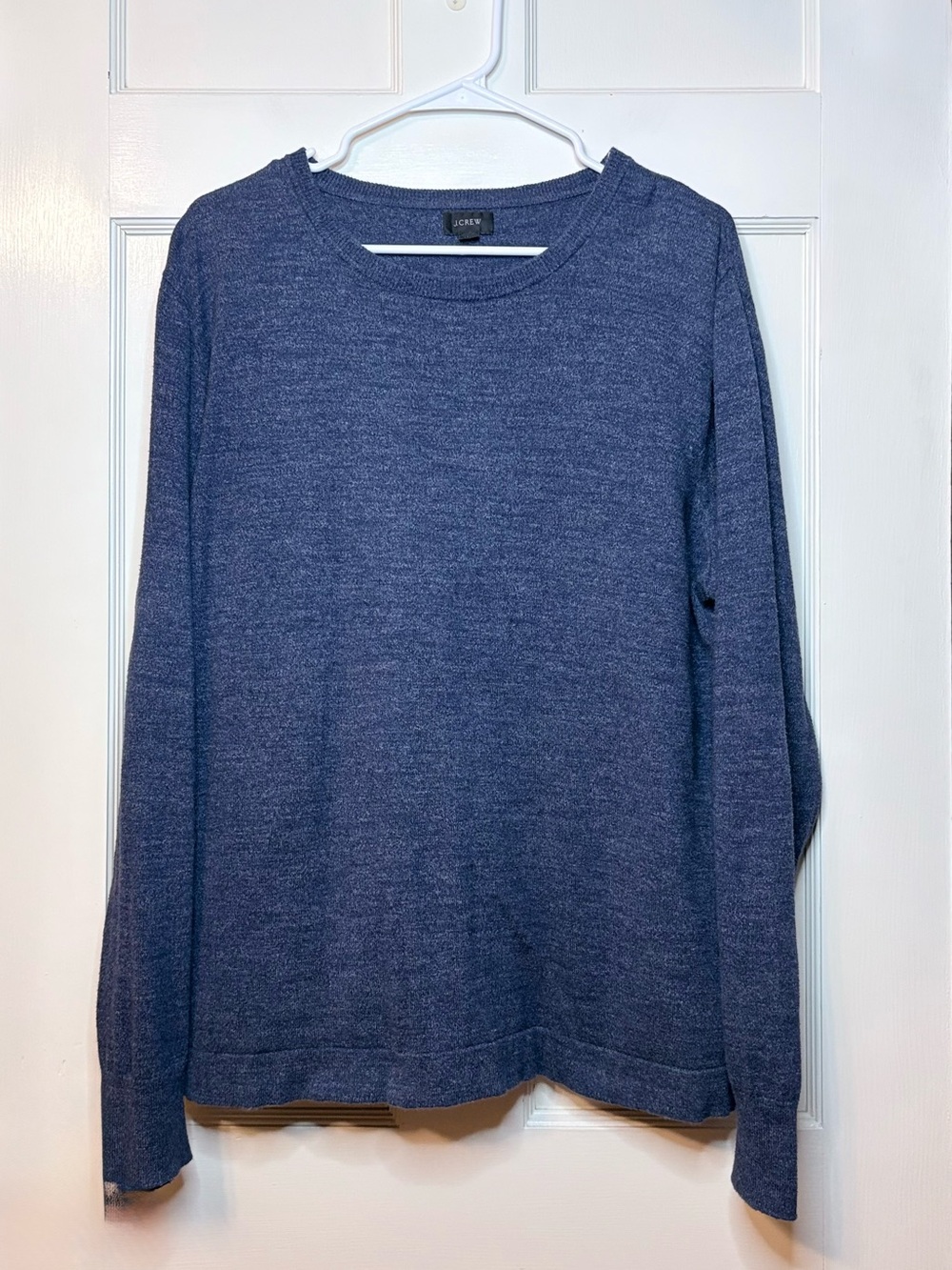 J. Crew Men's Crewneck Sweater in Navy Heather